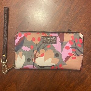Fossil Wristlet + Wallet